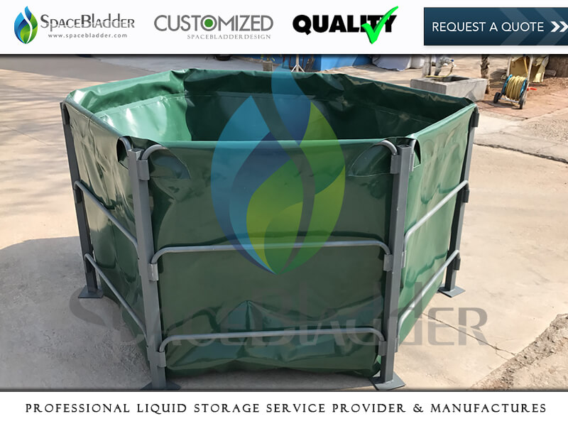 1000L Hexagon Frame Support Water Tank For Water Treatment