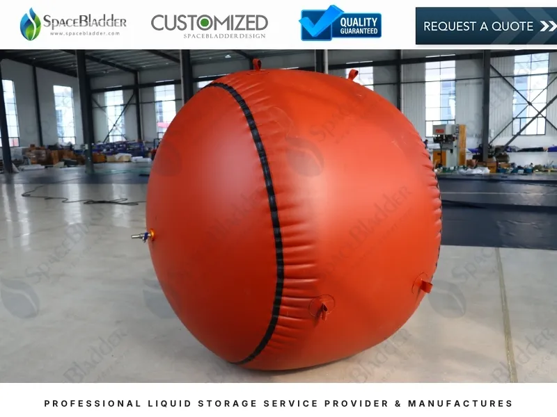 2500L 0.9mm Red Mud PVC Biogas Storage Bag for Agricultural Biogas Systems