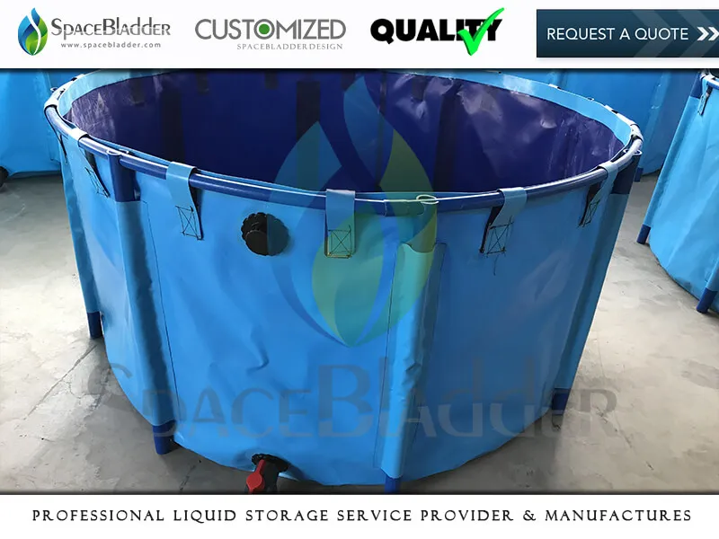 Custom-made PVC Tarpaulin Fish Farming Tanks