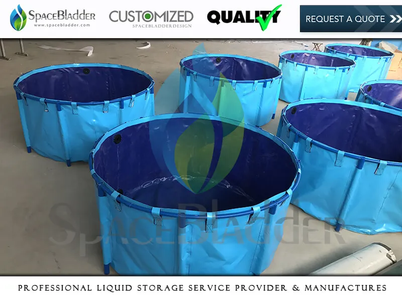Custom-made PVC Tarpaulin Fish Farming Tanks