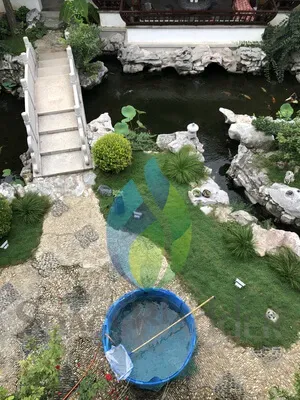 1.2*0.8m 900L Round Fish Farming Tank - customer case image 2