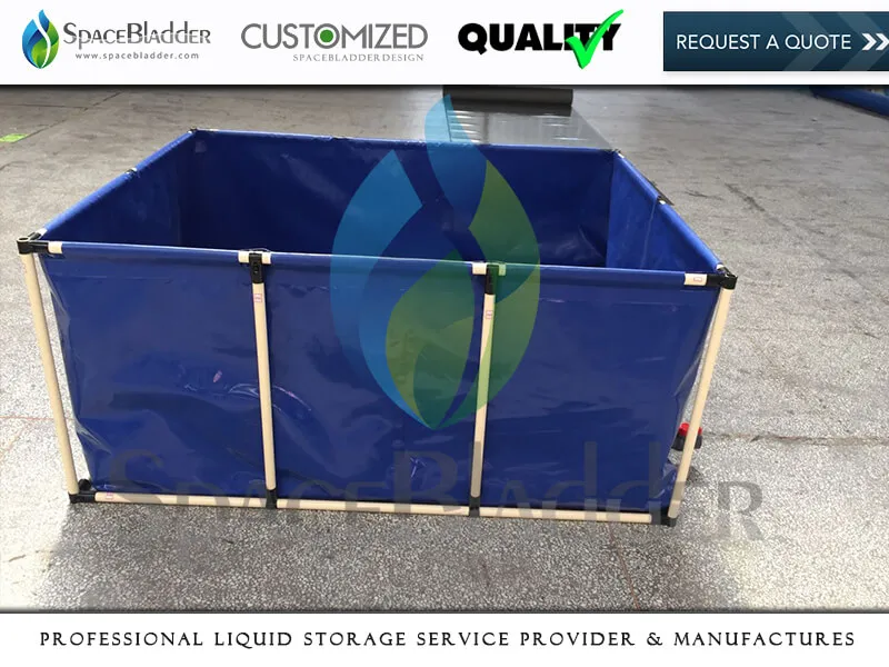 Small Size PVC TPU Galvanized Frame Support Water Tanks With Muti-purpose
