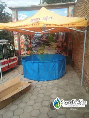 2500L 2*0.8M Frame Support Tank - customer case image 3