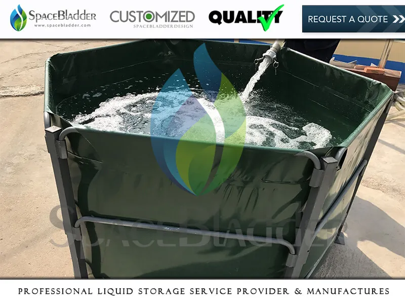 1000L Hexagon Frame Support Water Tank For Water Treatment