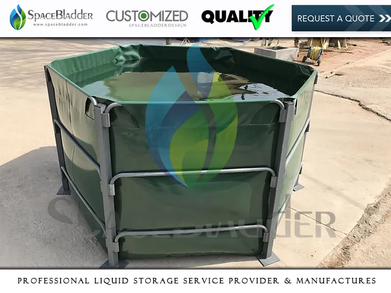 1000L Hexagon Frame Support Water Tank For Water Treatment