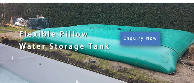 Flexible Pillow Water Storage Tank
