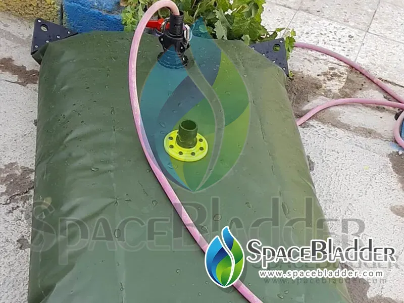 500L PVC Pillow Water Tank To Iran Customer - customer case image 3