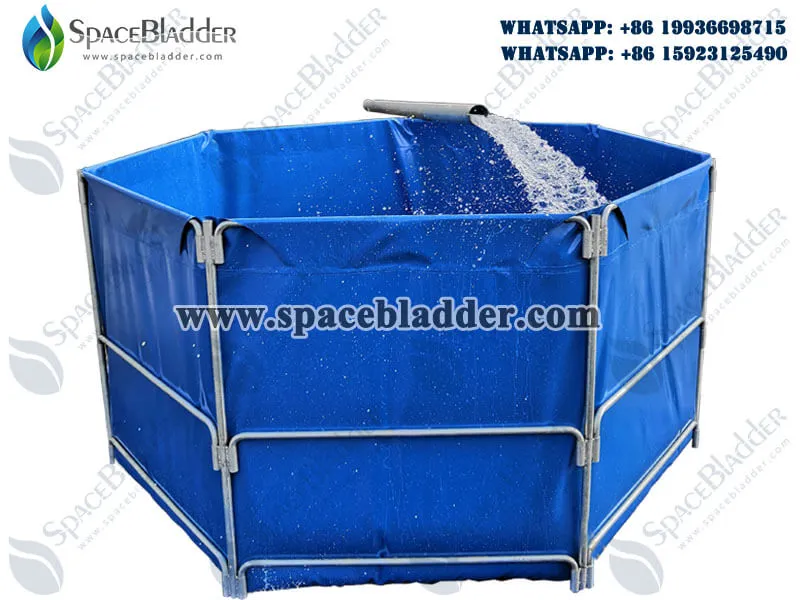 Collapsible Commercial  Circular Aquaculture Tanks 
