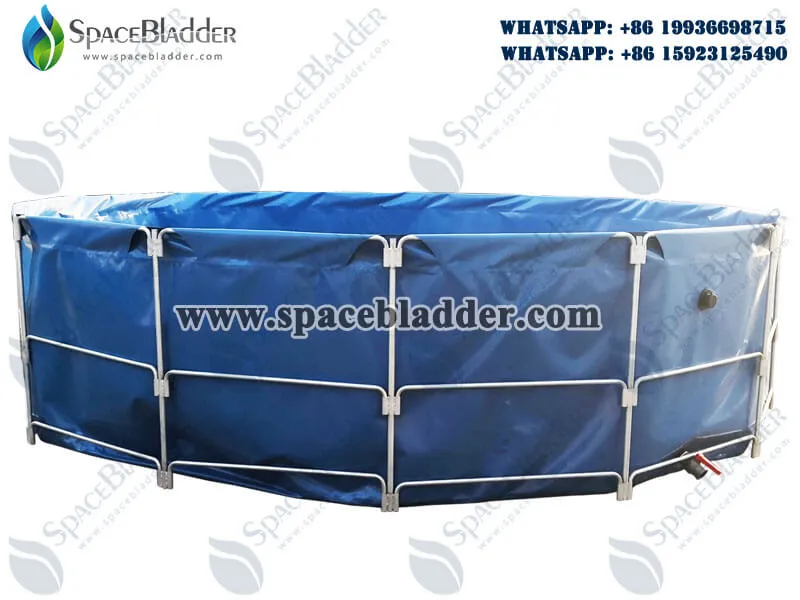 Collapsible Commercial  Circular Aquaculture Tanks 