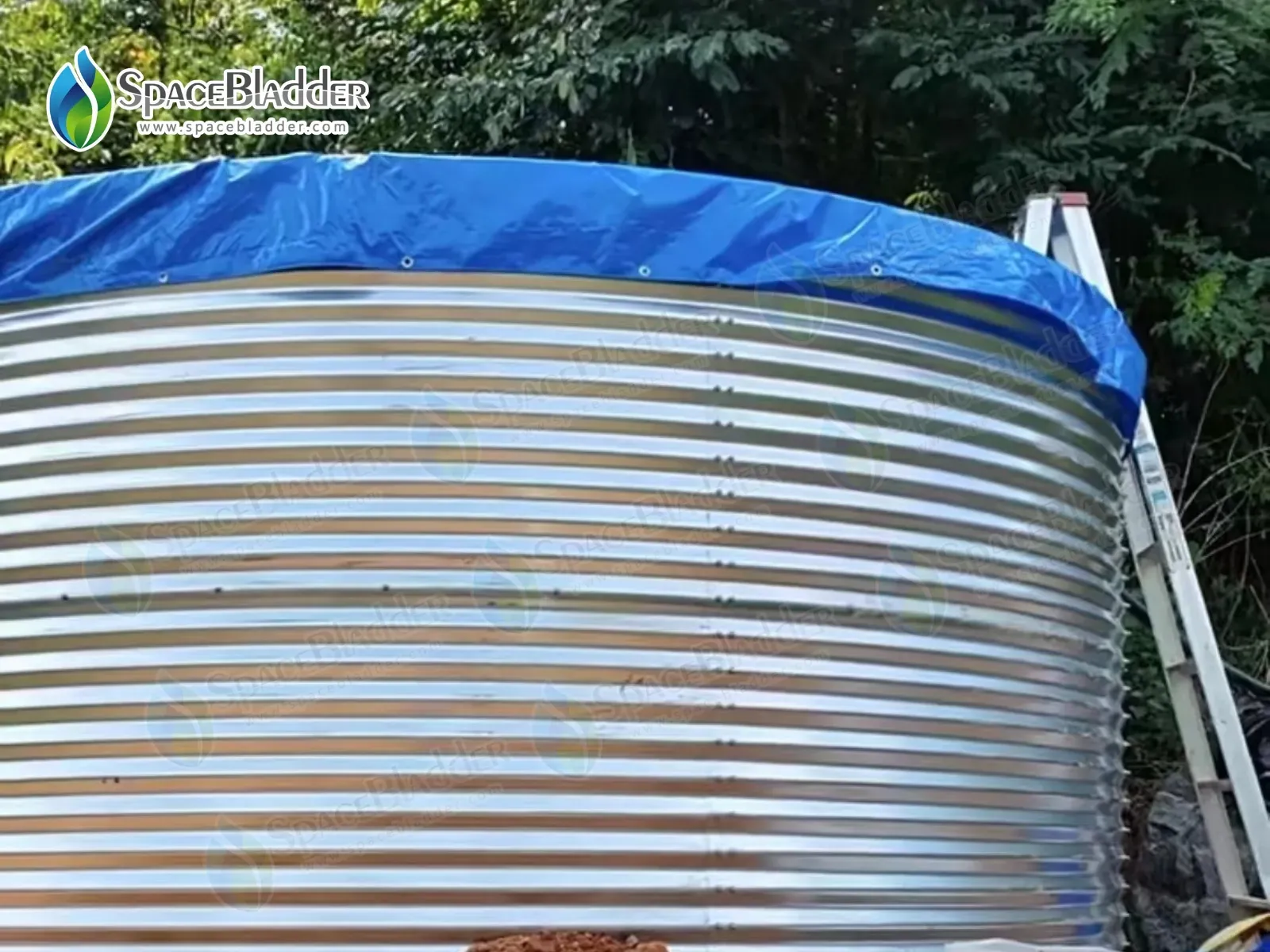 Foldable Aquaculture Fish Tank Steel Plaste For Shrimp Farming - customer case image 2