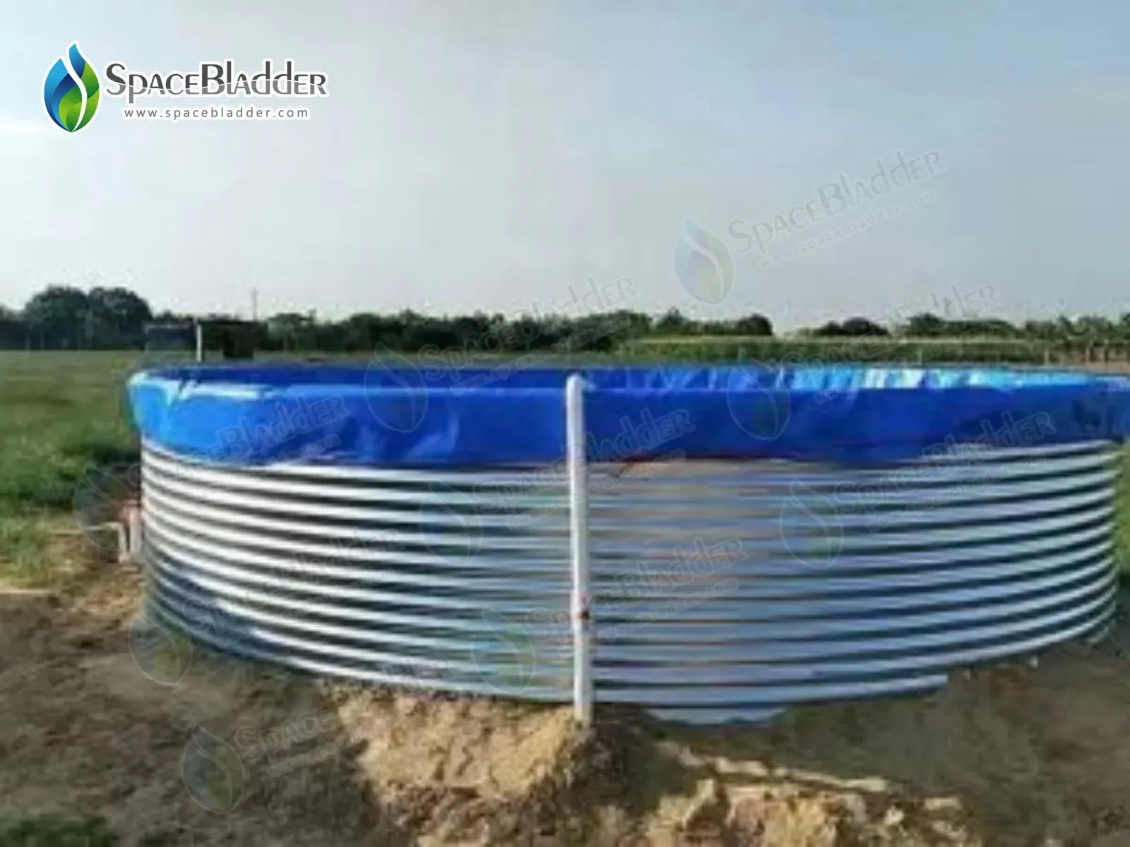 Foldable Aquaculture Fish Tank Steel Plaste For Shrimp Farming - customer case image 3
